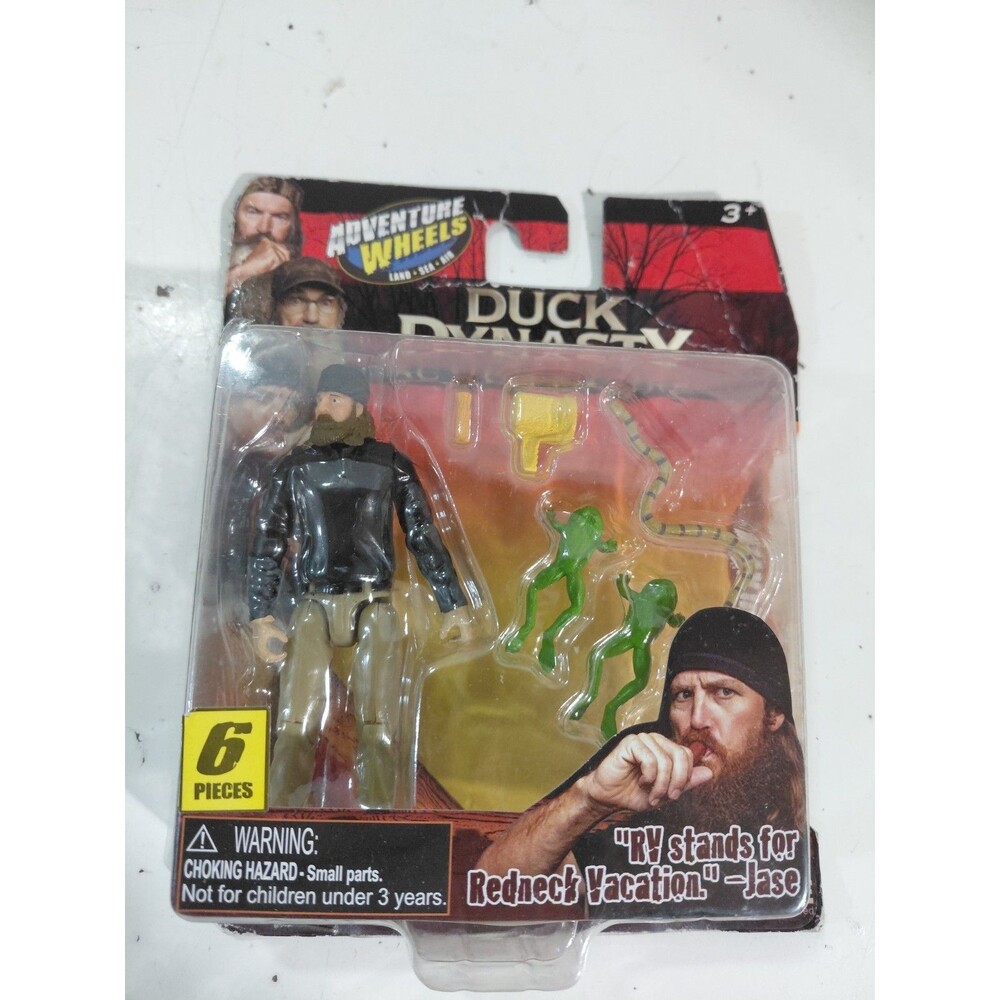 NIP Adventure Wheels Duck Dynasty Jase RV Redneck Vacation Action Figure
